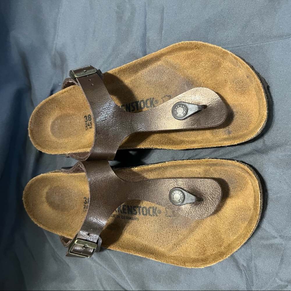 Birkenstock Gizeh Toffee birks-flor